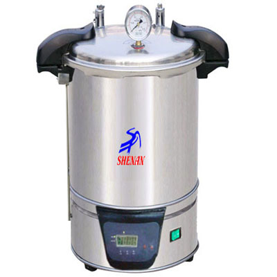 上海申安DSX-280B手提式不锈钢压力蒸汽灭菌器